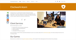 Desktop Screenshot of clockworkacorn.com