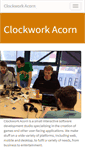 Mobile Screenshot of clockworkacorn.com