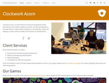 Tablet Screenshot of clockworkacorn.com